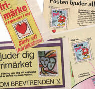 Tidningsfrimärken komplett 1990-95